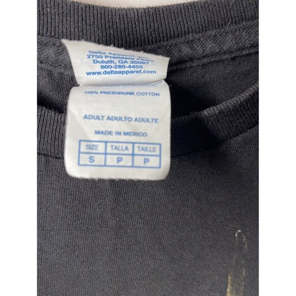 Delta Pro Weight Size Small Adult Deer Head Skull with Red White & Blue flag Tee - Picture 4 of 5